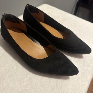 Vionic orthotic black flats, size 8